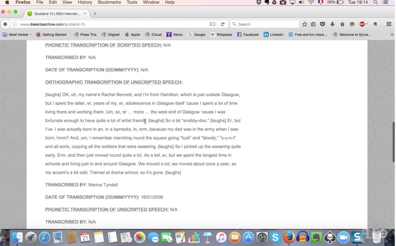 how to understand any English accent comprehension test