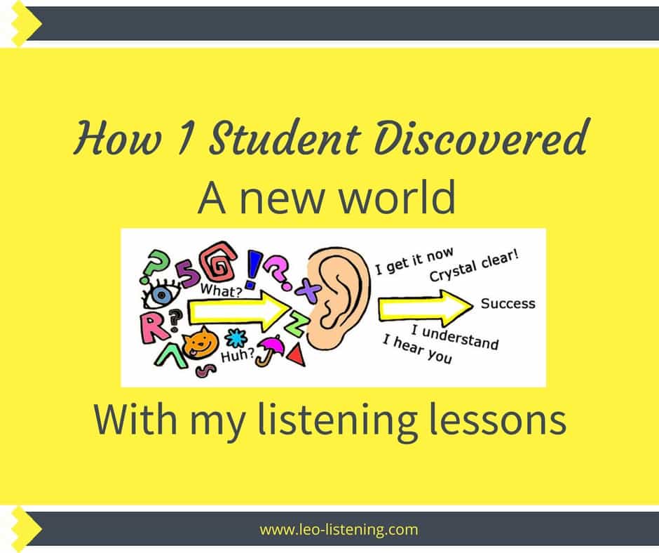 Discover a new world with my listening lessons(1) Discover a new world with my listening lessons