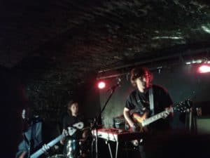 Matt Mondanile playing live at 'Deep Inside' in Dijon, in November 2015.