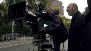 French film director Cédric Klapisch is on the right of this picture.