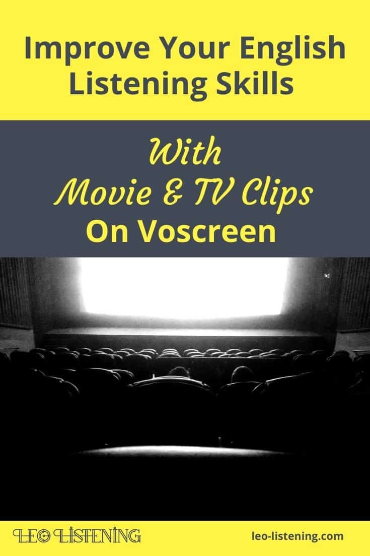 improve your English listening skills with movie and TV clips on voscreen