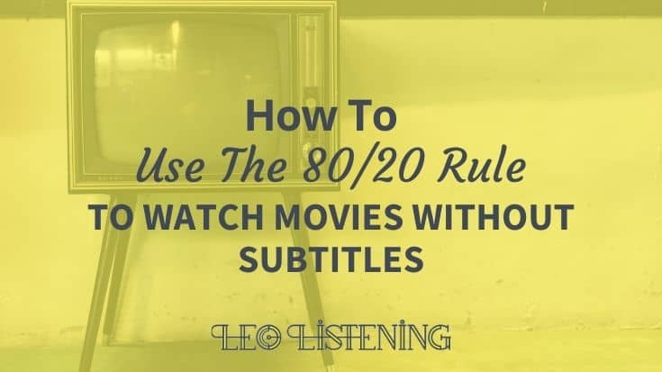 The 80/20 Rule For Subtitle Freedom
