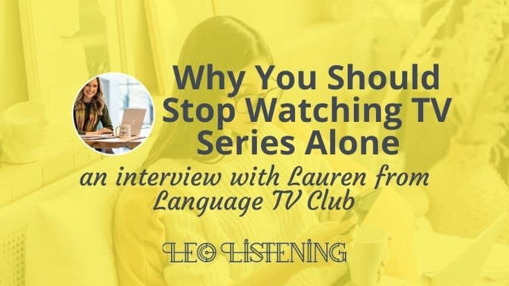 Why You Should Stop Watching TV Series Alone