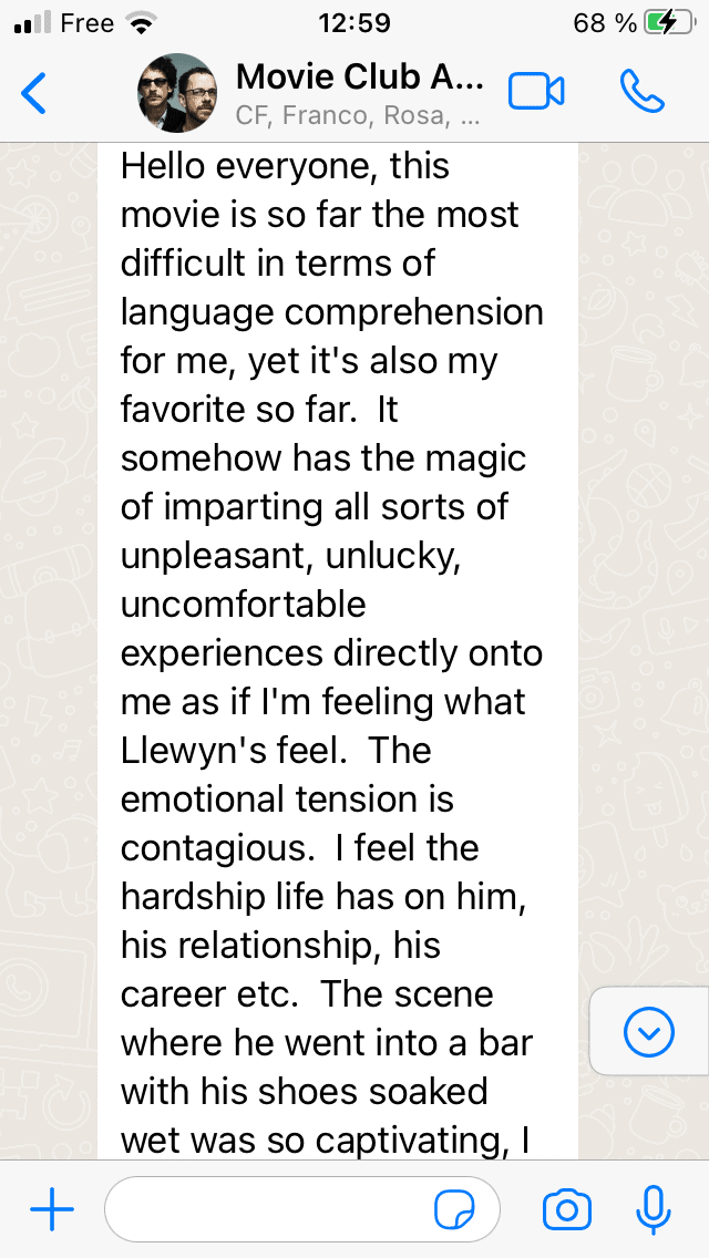 CF reaction Inside Llewyn Davis 1